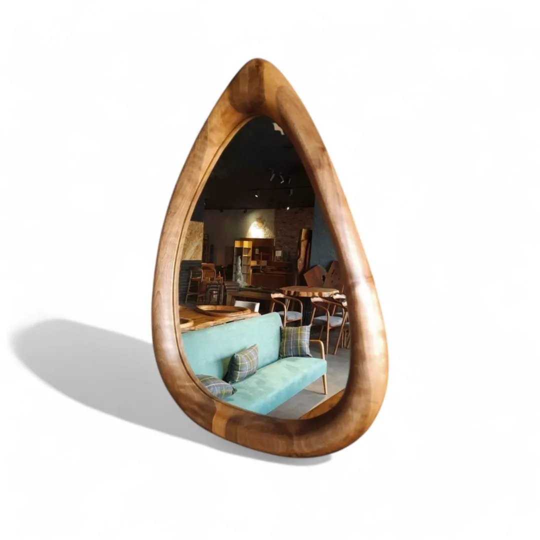 Masif Ceviz Estetik Ayna BWC-02-9