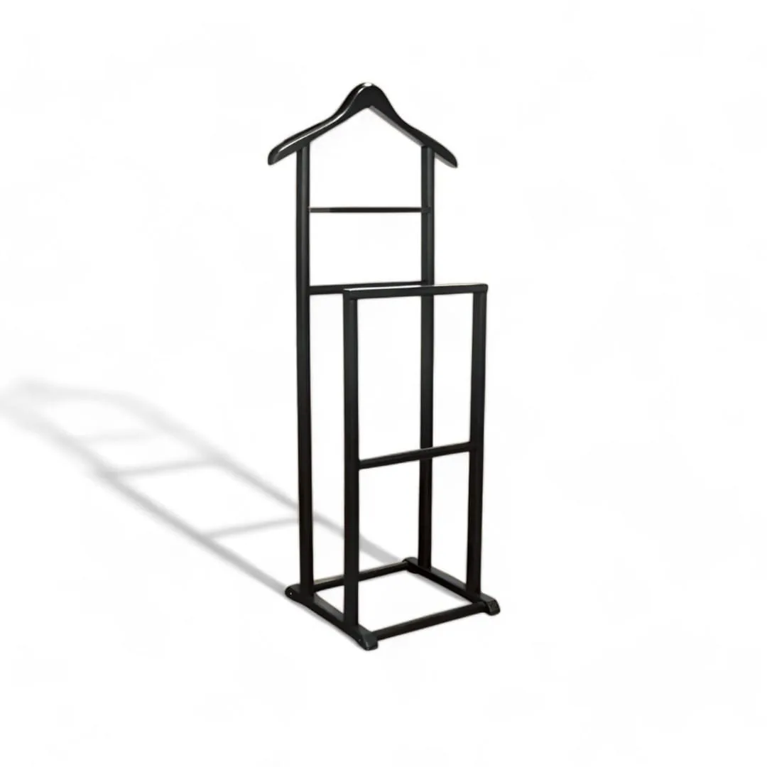 Çiftli Modern İpek Mat Siyah Dilsiz Uşak HM-83-2